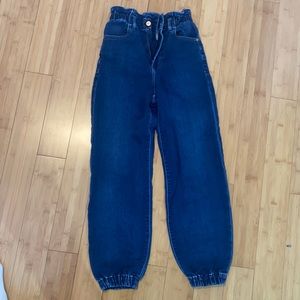 EXPRESS cinched jeans size 0